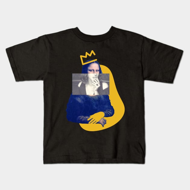 Cool Monalisa Kids T-Shirt by Untitled-Shop⭐⭐⭐⭐⭐